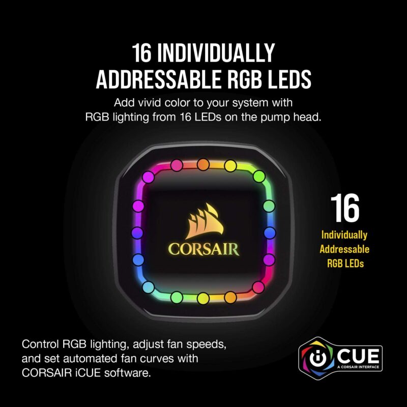 CORSAIR iCUE H115i RGB PRO XT Liquid CPU Cooler - Image 4