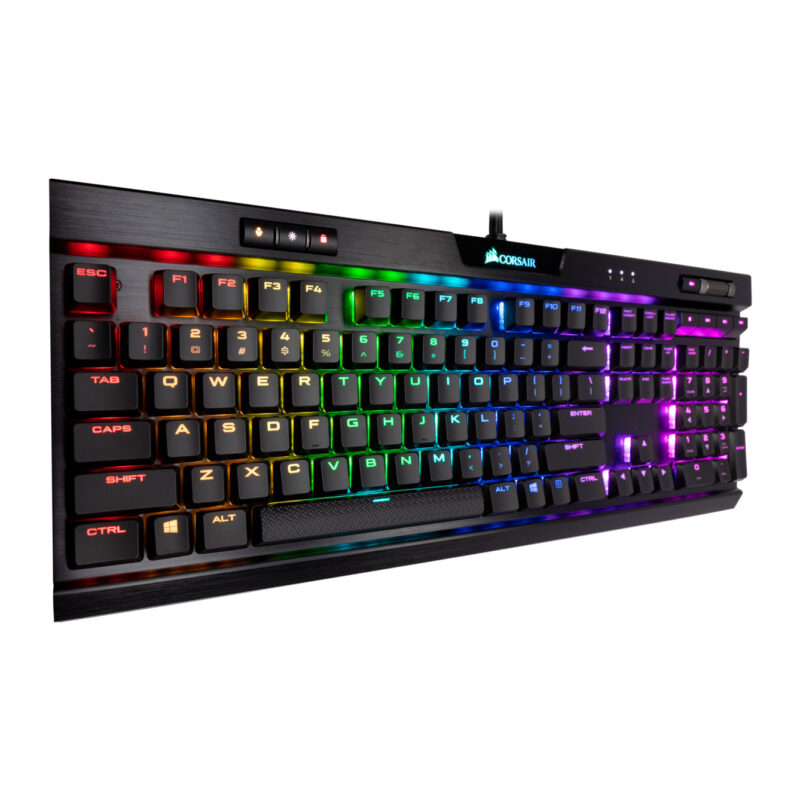 CORSAIR K70 RGB MK.2 Low Profile Mechanical Gaming Keyboard - CHERRY MX LOW PROFILE RED / SPEED - Image 11