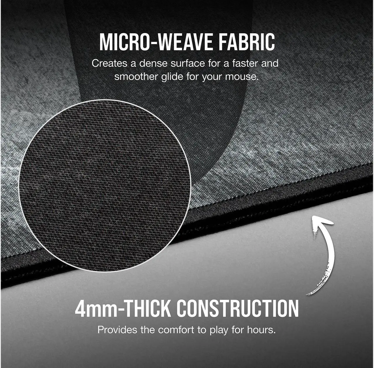 CORSAIR MM350 Pro Premium Spill-Proof Cloth Gaming Mouse Pad - Image 4
