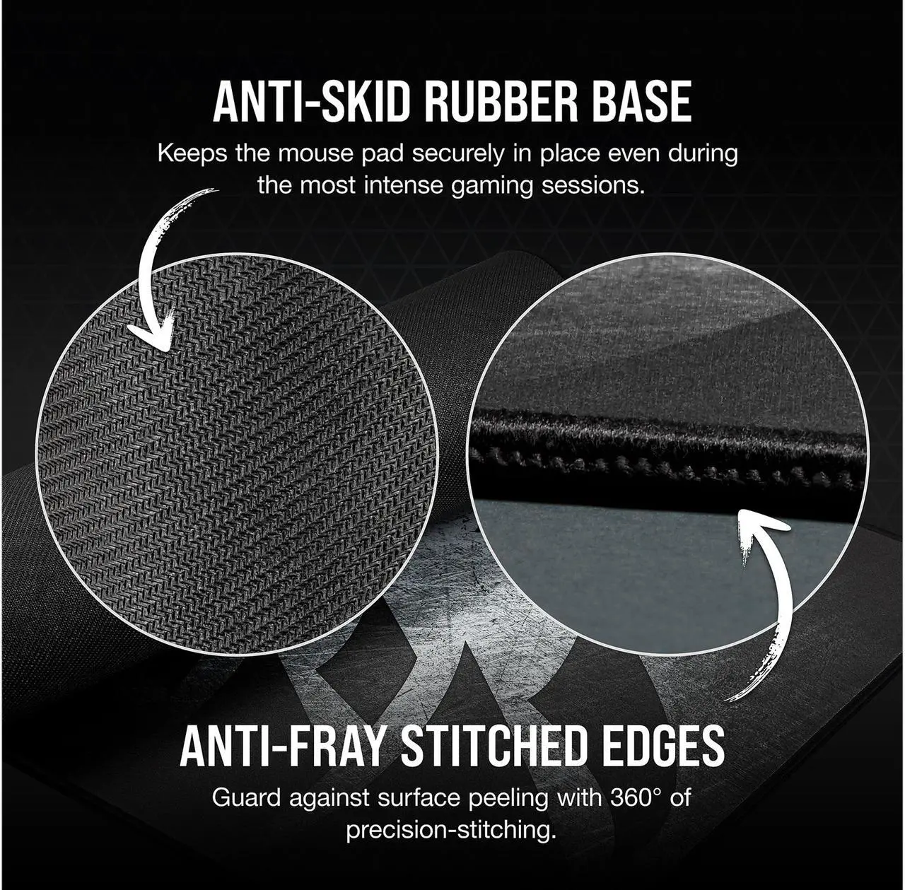 CORSAIR MM350 Pro Premium Spill-Proof Cloth Gaming Mouse Pad - Image 3