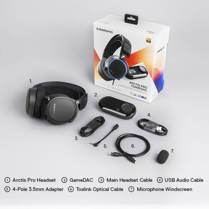 Arctis Pro GameDAC Wired Gaming Headset 4