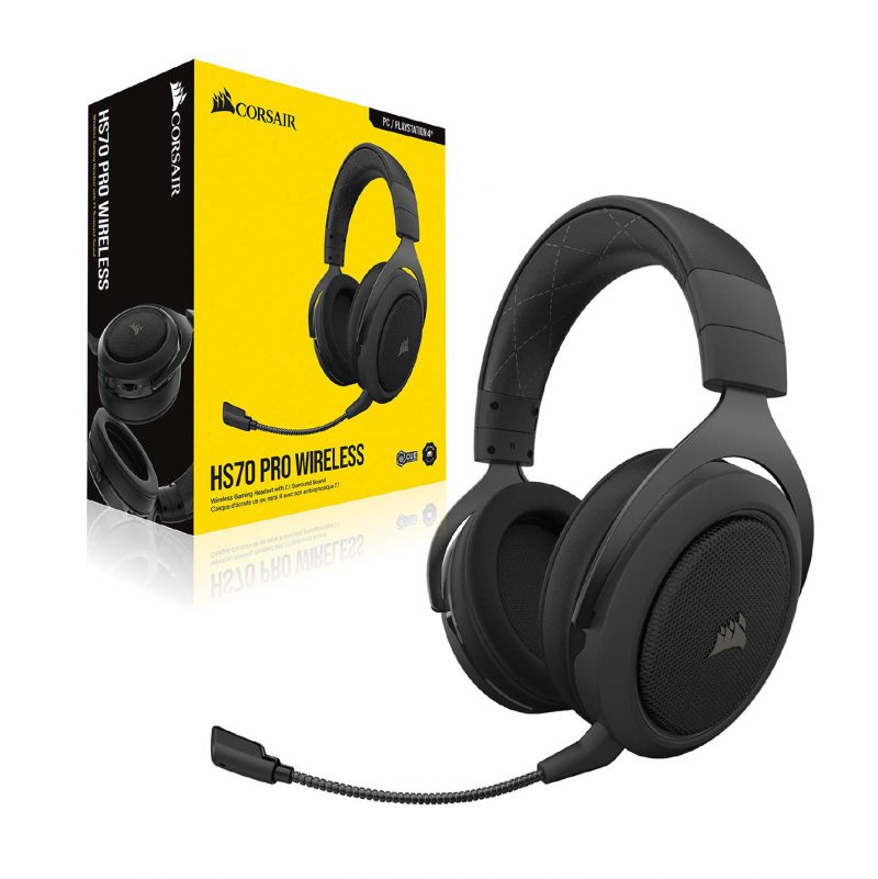 HS70 PRO 7.1 WIRELESS SURROUND Gaming Headset 1