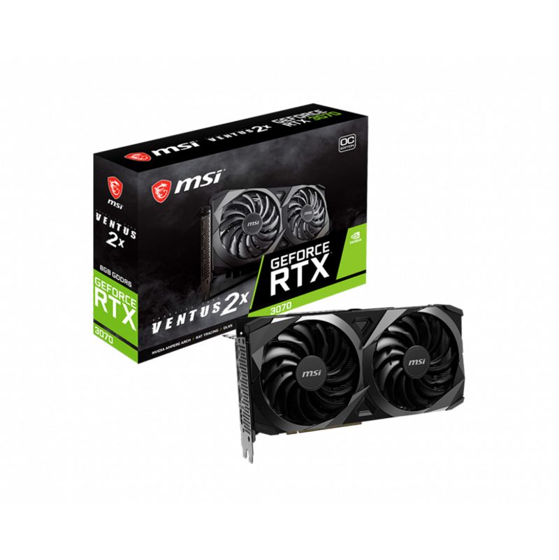 MSI Ventus 2x RTX3070 OC 8GB GDDR6 GPU 4