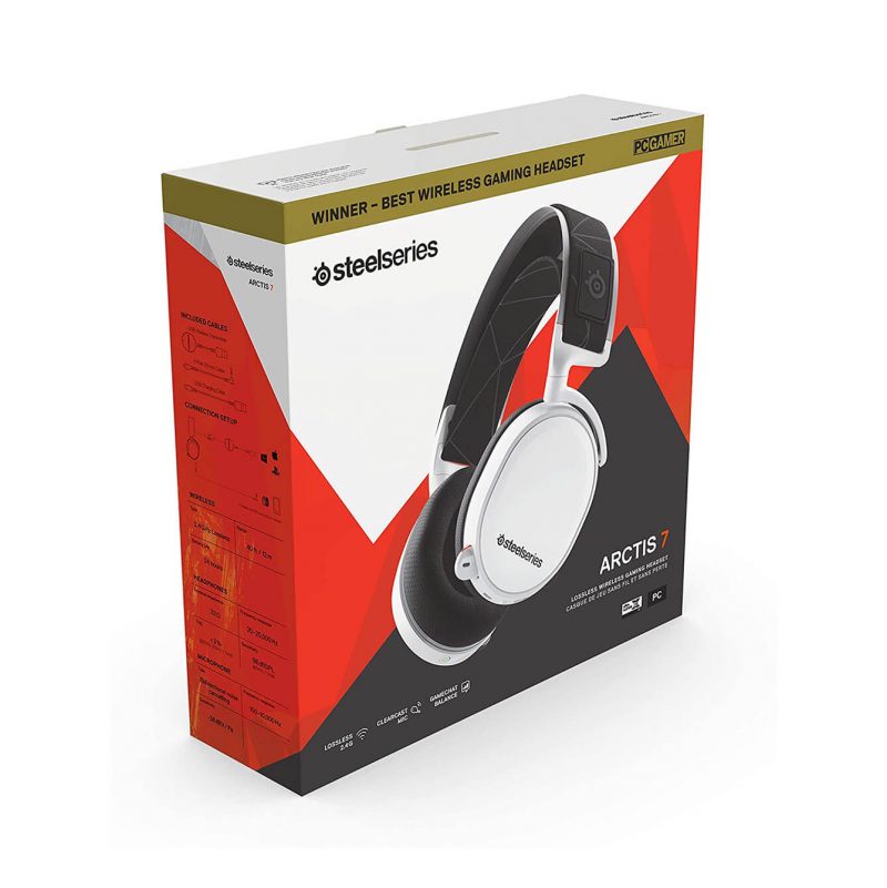 SteelSeries Arctis 7 Wireless White 4