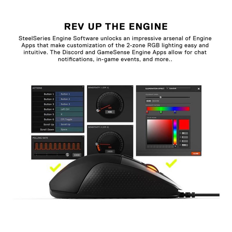 SteelSeries Rival 710 Gaming Mouse G