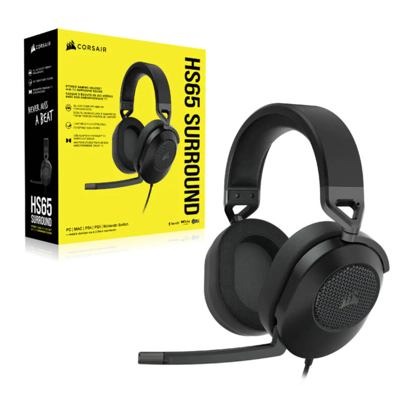 Corsair HS65 Surround Gaming Headset black