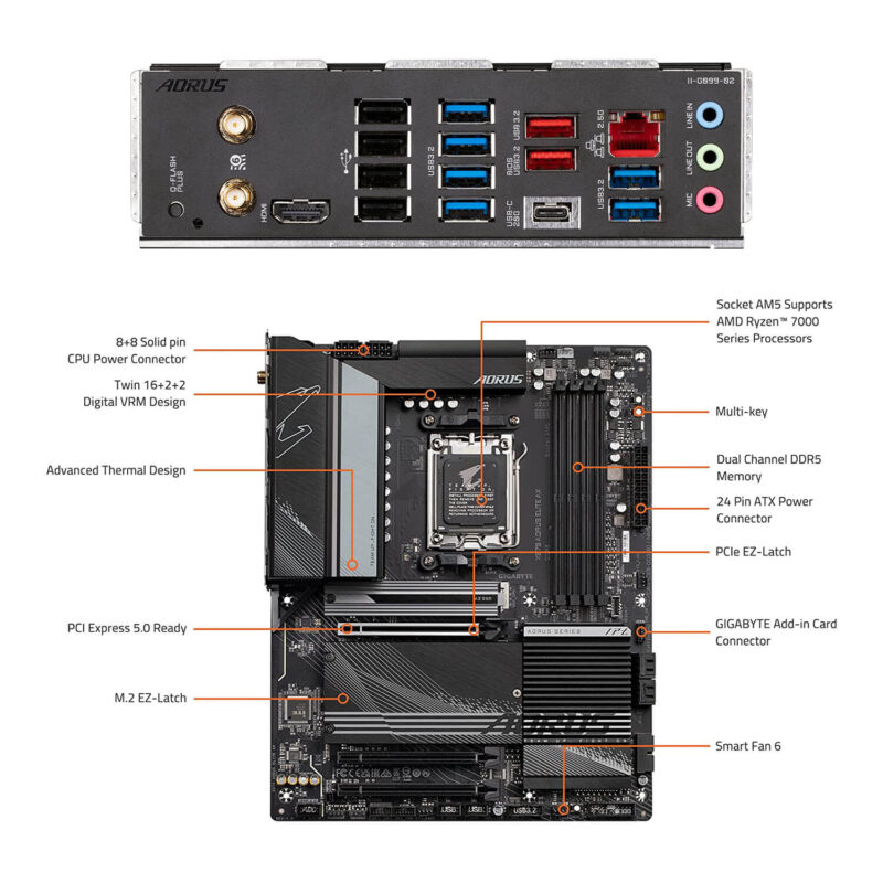 GIGABYTE X670 AORUS Elite AX 4