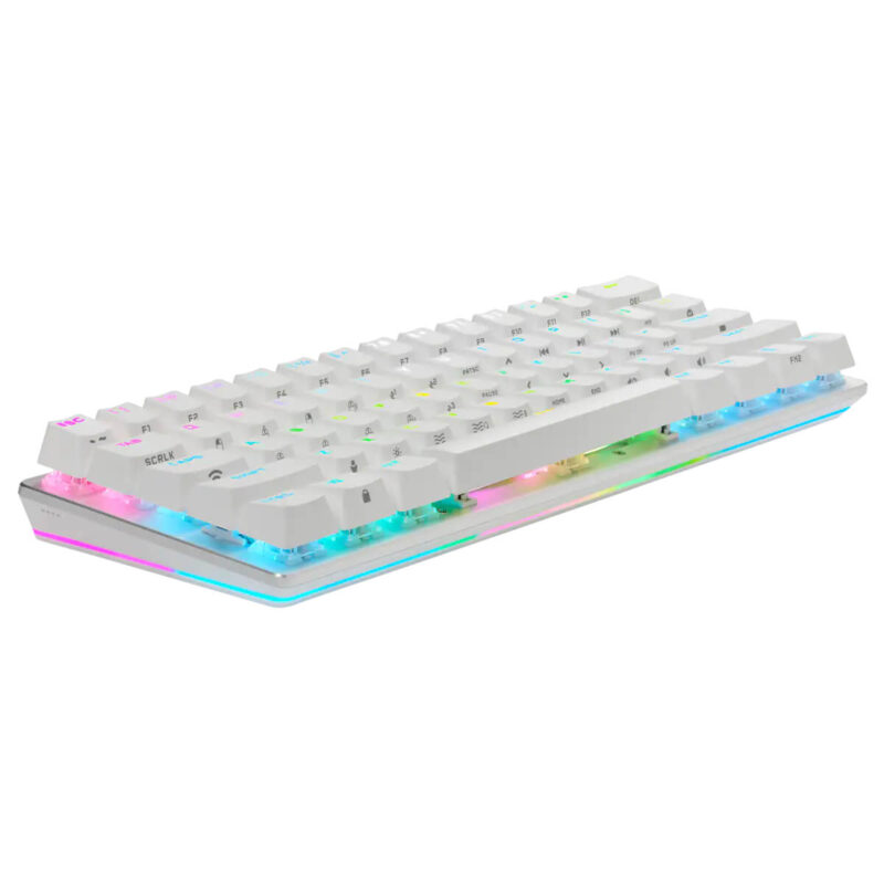 K70 Pro Mini Wireless 60 Mechanical Cherry MX Red Switch white 2