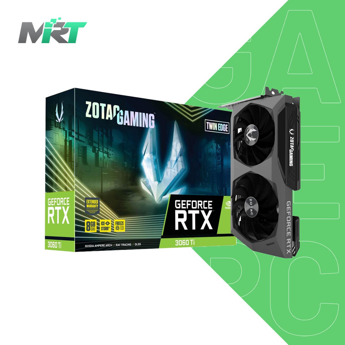 ZOTAC RTX 3060 Ti Twin Edge 8GB GDDR6X GPU - Mr.IT Computer