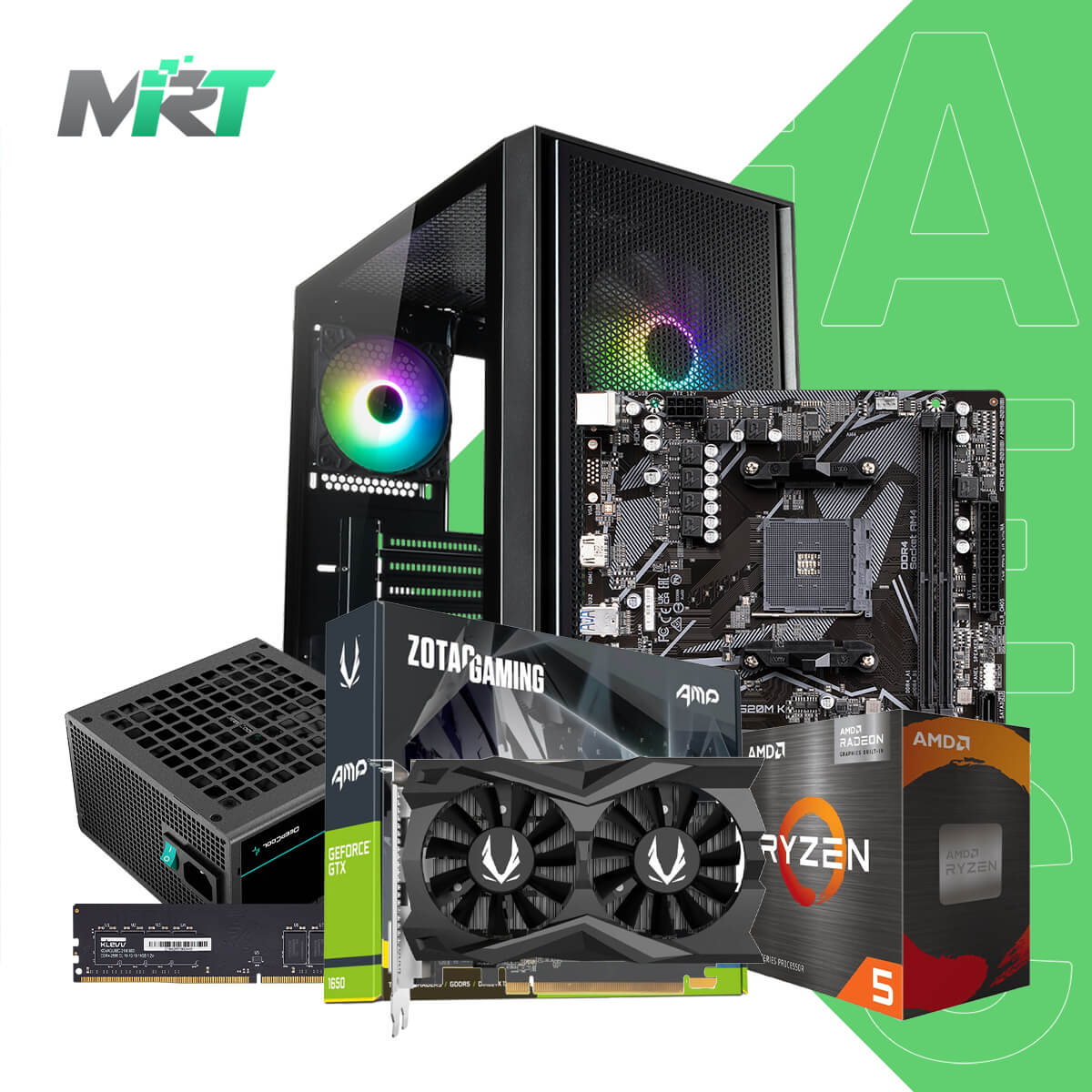 ZETTA AMD Gaming PC 1.0 Mr.IT Computer