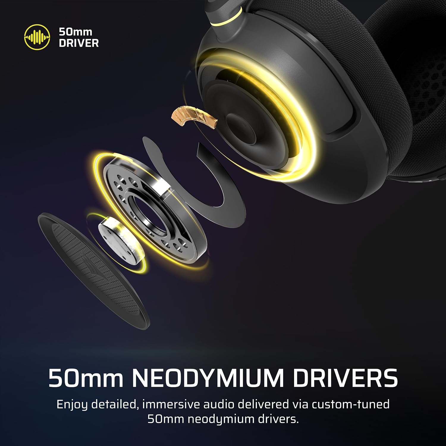 CORSAIR HS35 V3 Wireless Gaming Headset with Dolby Atmos - Image 6
