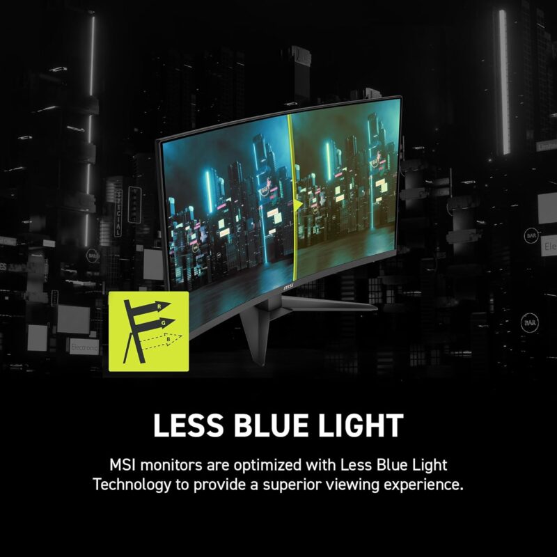MSI MAG 321CQF E18 Curved Gaming  Monitor - 32 inch WQHD (2560 x 1440), Rapid VA, 180Hz, 0.5ms - Image 8