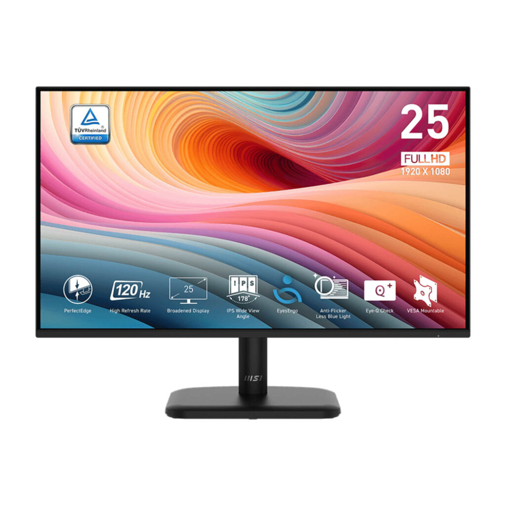 MSI PRO MP251L E2 Monitor - 25 inch FHD (1920 x 1080), IPS, 120Hz, 1ms