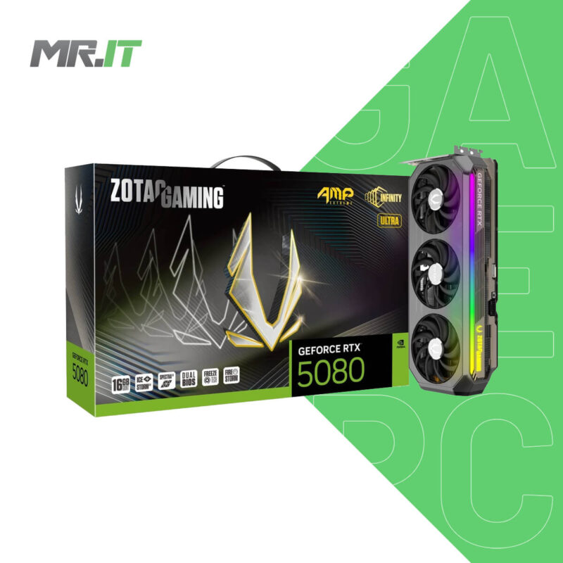 ZOTAC GAMING GeForce RTX 5080 AMP Extreme INFINITY ULTRA fea