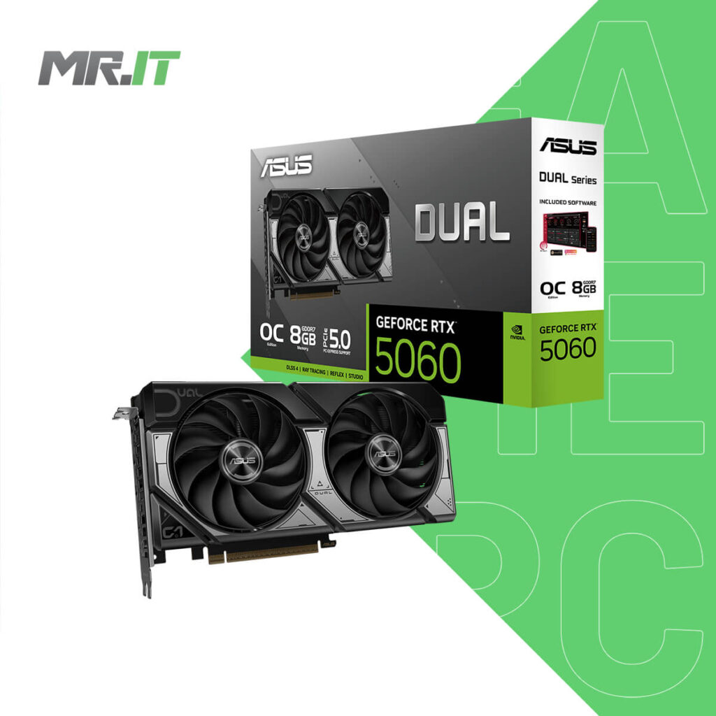 ASUS Dual GeForce RTX 5060 8GB GDDR7 OC Edition GPU