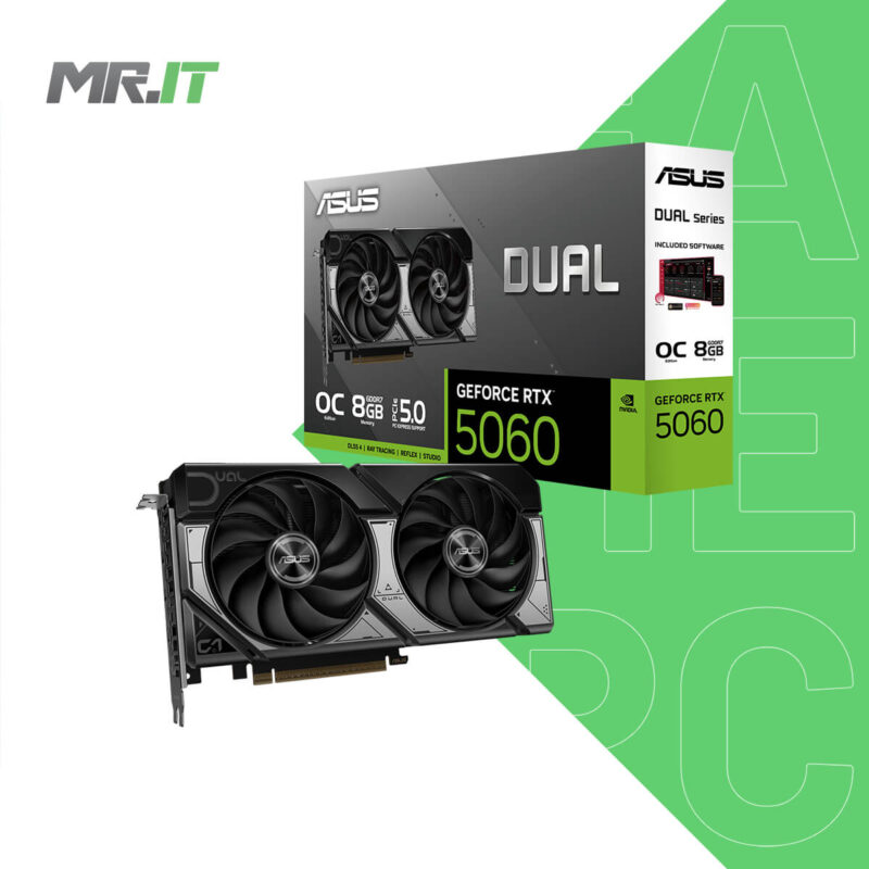 ASUS Dual GeForce RTX 5060 8GB GDDR7 OC Edition GPU