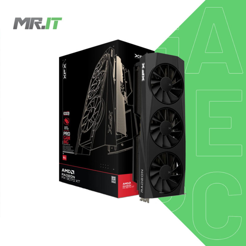 XFX Quicksilver AMD Radeon RX 9070 XT Triple Fan 16GB GDDR6 Gaming Edition GPU