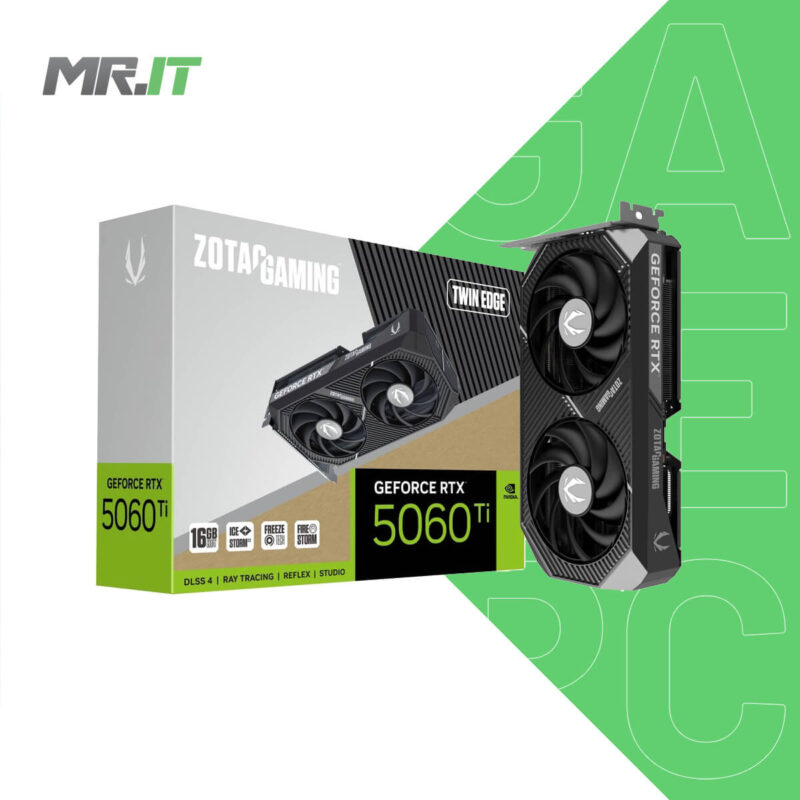 ZOTAC Gaming GeForce RTX 5060 Ti Twin Edge 16GB GDDR7 GPU