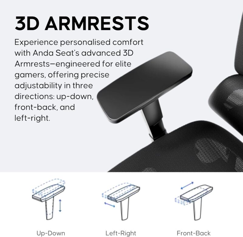 ANDA SEAT X-Air Series Mega Mesh Office Gaming Chair - Image 9