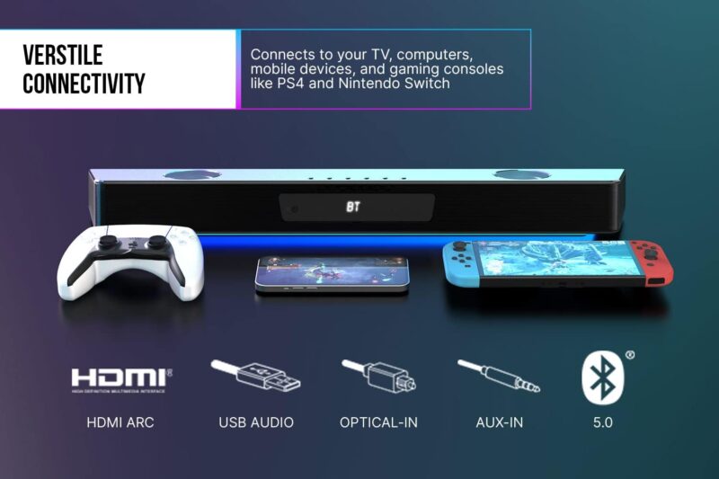 CREATIVE Sound Blaster Katana V2X 5.1 Tri-amplified Multi-channel Super X-Fi Gaming Soundbar - Image 7