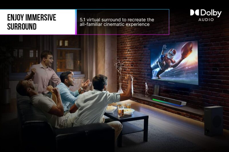 CREATIVE Sound Blaster Katana V2X 5.1 Tri-amplified Multi-channel Super X-Fi Gaming Soundbar - Image 4