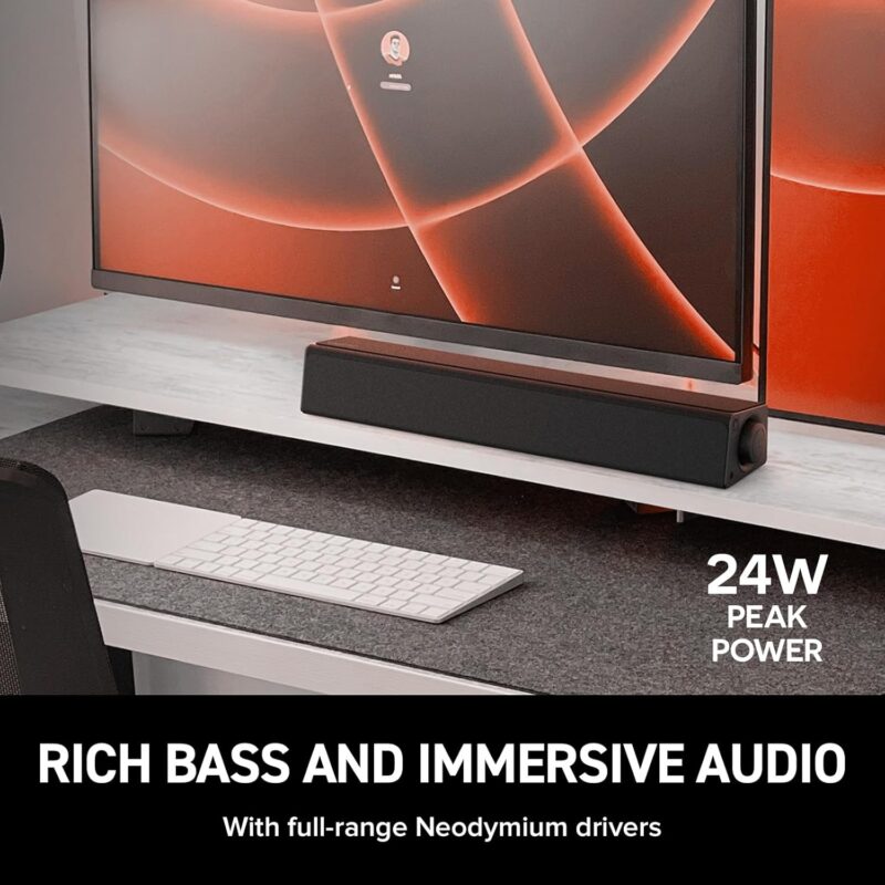 CREATIVE Stage SE Mini Compact Under-Monitor Soundbar - Image 4