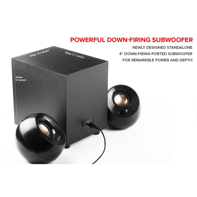 CREATIVE Pebble Plus 16W USB-A Speakers with Subwoofer - Image 5