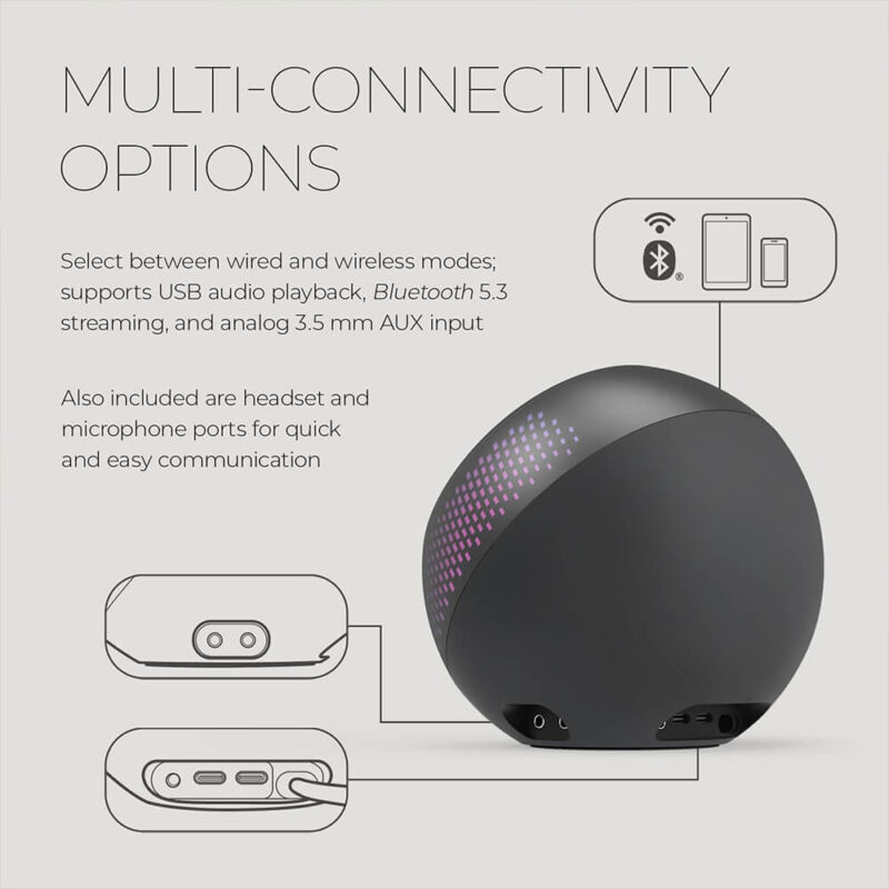 CREATIVE Pebble X Plus 2.1 USB-C RGB Speakers with Subwoofer - Image 3
