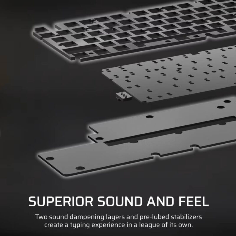 CORSAIR K70 CORE TKL RGB Mechanical Gaming Keyboard - Pre-Lubricated MLX Red Linear Switches - Image 5