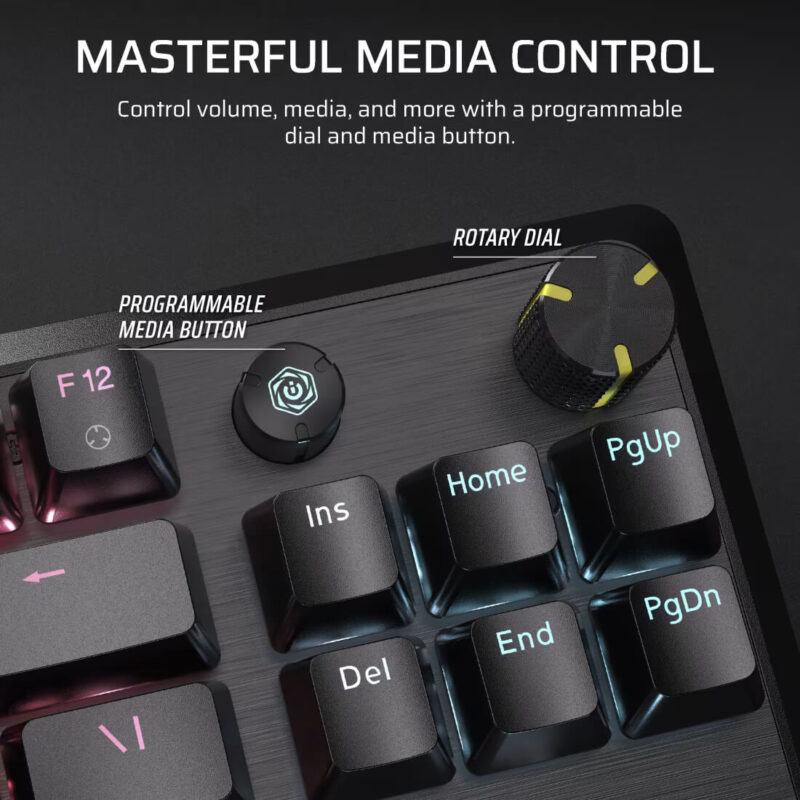 CORSAIR K70 CORE TKL RGB Mechanical Gaming Keyboard - Pre-Lubricated MLX Red Linear Switches - Image 6