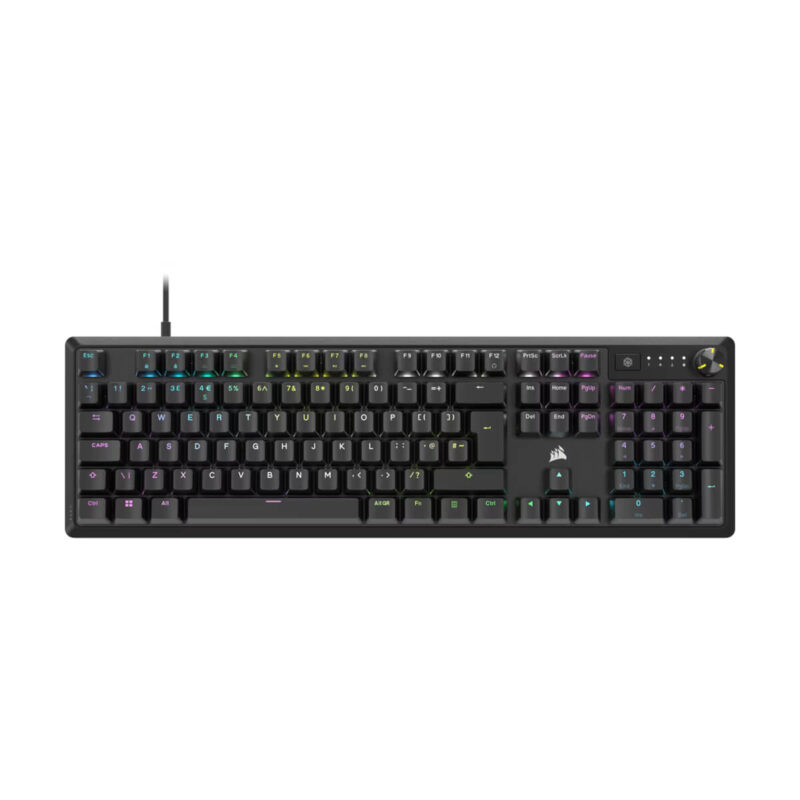 CORSAIR K70 CORE RGB Mechanical Gaming Keyboard - Pre-Lubricated MLX Red Linear Switches