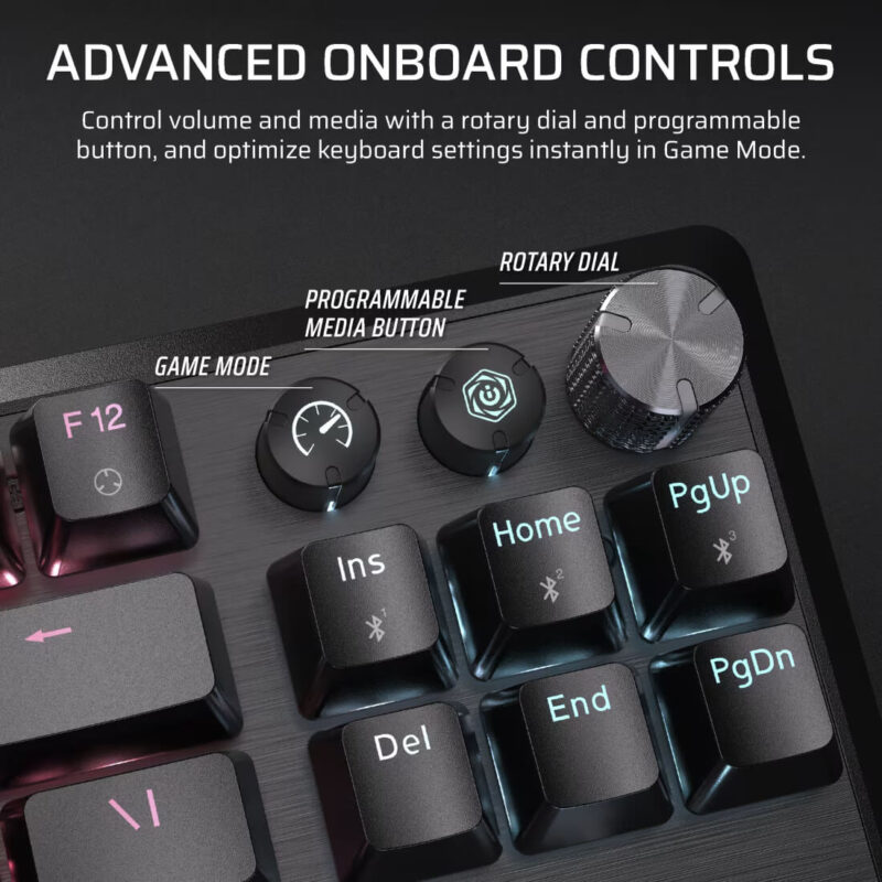 CORSAIR K70 CORE TKL Wireless RGB Mechanical Gaming Keyboard - Pre-Lubricated MLX Red Linear Switches - Image 7