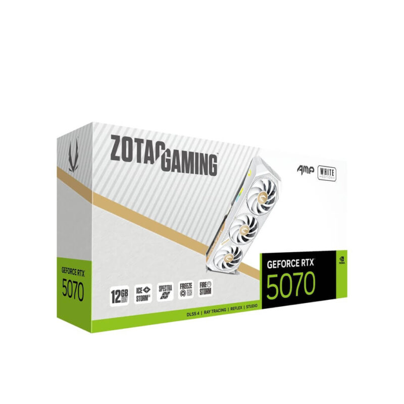 ZOTAC Gaming GeForce RTX 5070 AMP White Edition 12GB GDDR7 GPU - Image 8