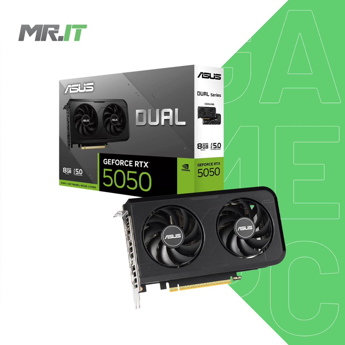 ASUS Dual GeForce RTX 5050 8GB GDDR6 GPU