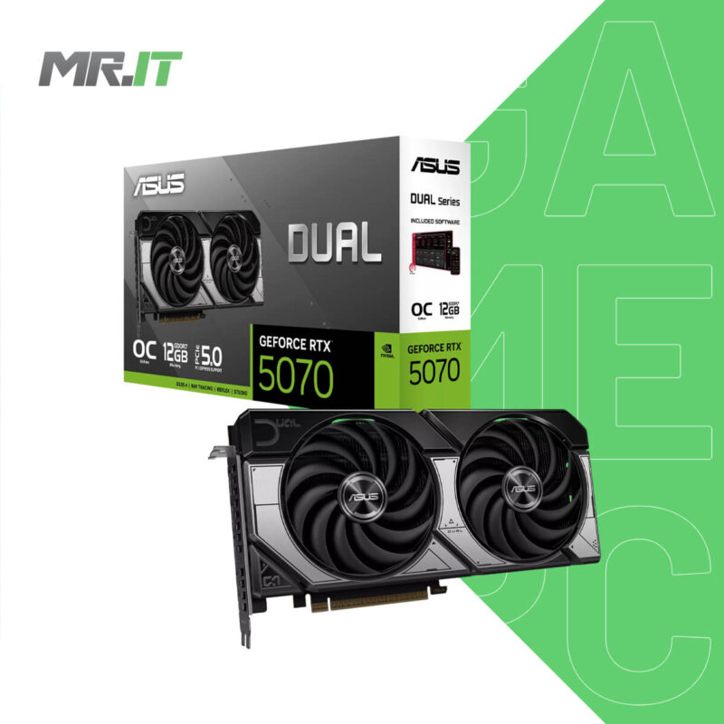 ASUS Dual GeForce RTX 5070 12GB GDDR7 OC Edition GPU