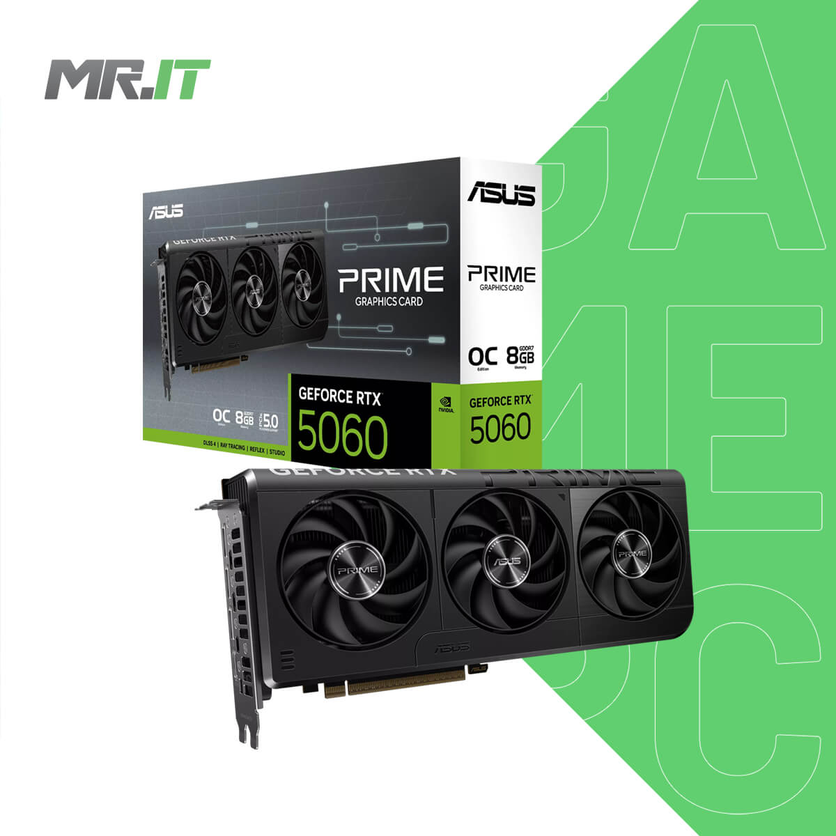 ASUS PRIME GeForce RTX 5060 8GB GDDR7 OC Edition GPU