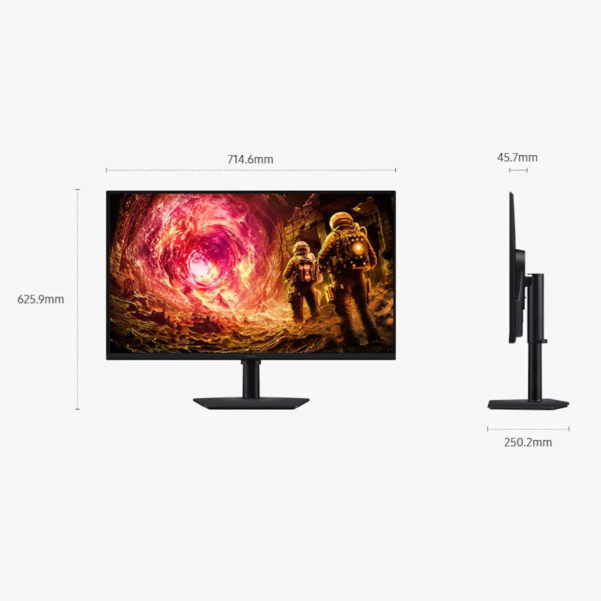 Samsung Odyssey G5 G50SF LS32FG502EEXXS QHD Gaming Monitor - 32 inch QHD (2560x 1440), Ergonomic Stand, G-Sync, IPS, 180Hz, 1ms - Image 9