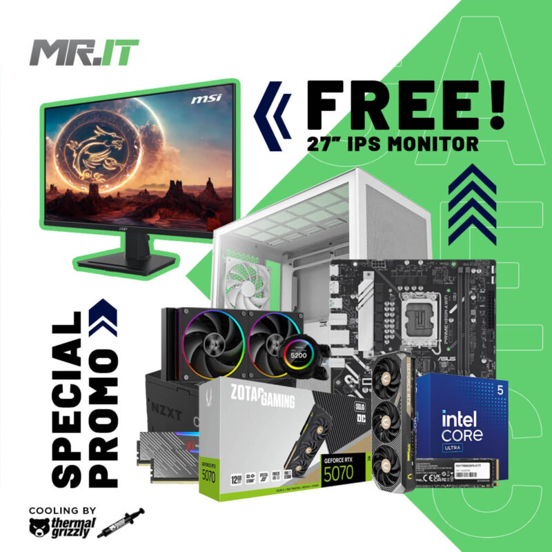 Intel Ultra 5 Gaming PC Free Monitor