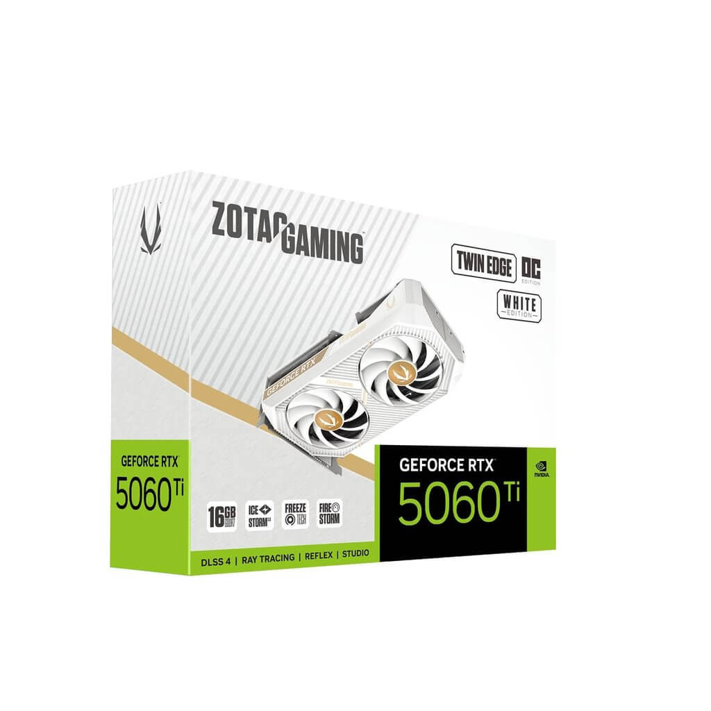 ZOTAC Gaming GeForce RTX 5060 Ti Twin Edge OC White 16GB GDDR7 GPU - Image 7