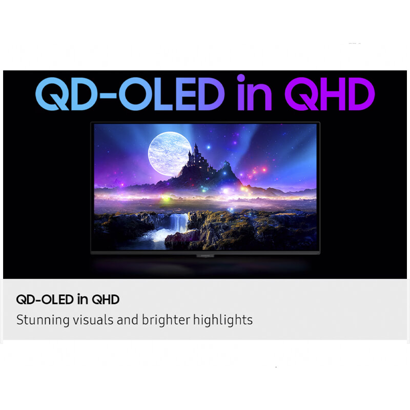 Samsung Odyssey OLED G5 G50SF LS27FG502SEXXS Gaming Monitor – 27 inch QHD (2560x 1440), QD-OLED, 180Hz, 0.03ms - Image 6
