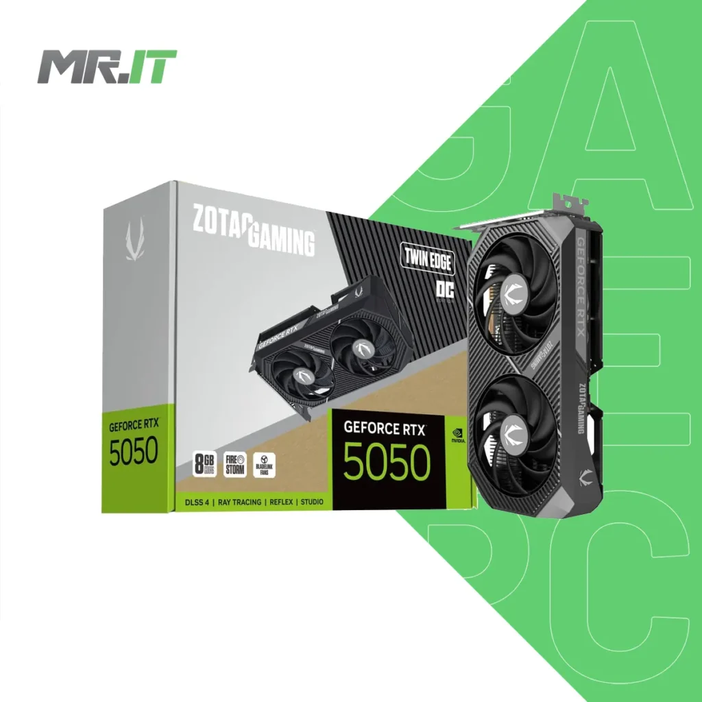 ZOTAC GAMING GeForce RTX 5050 Twin Edge OC 8GB GDDR6 GPU