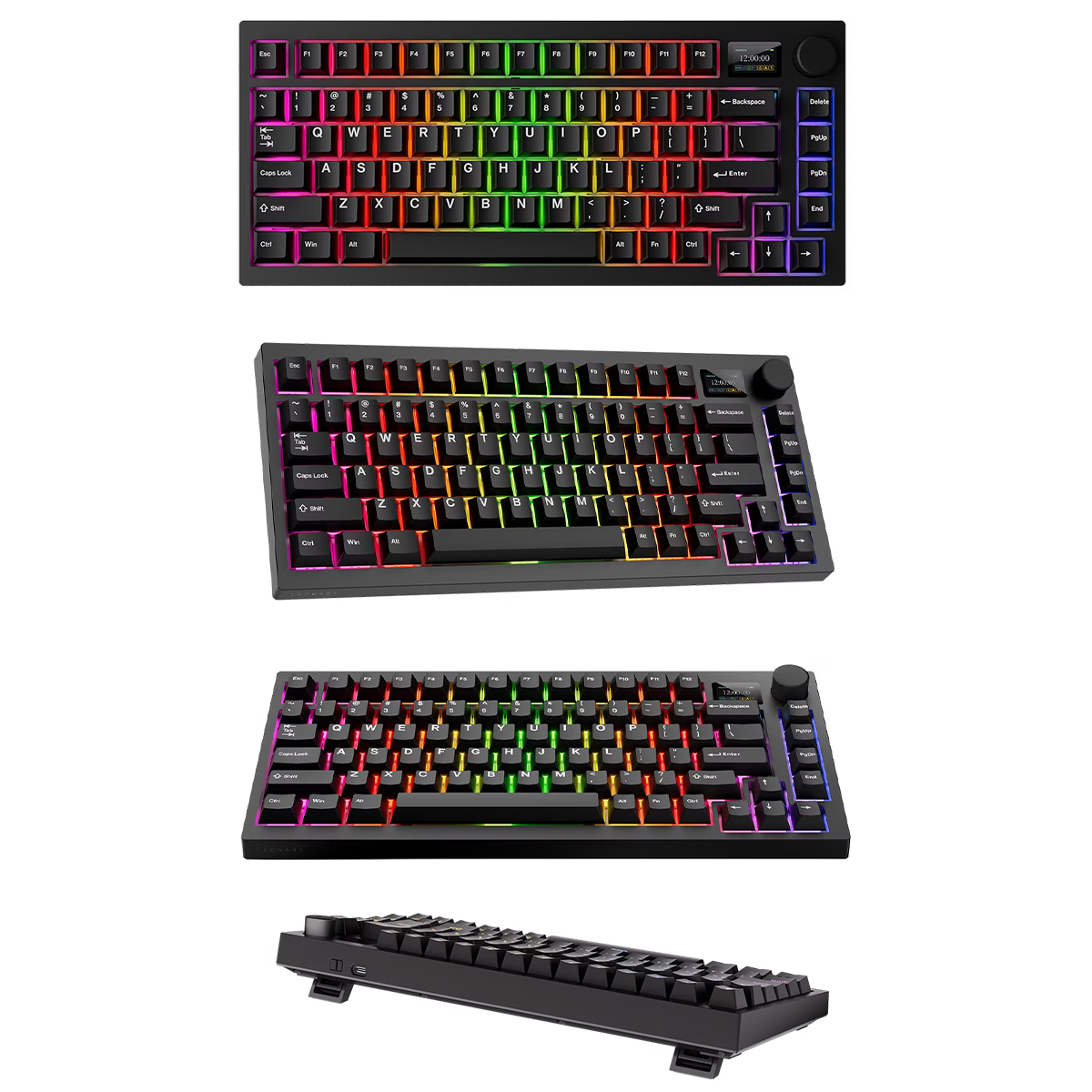 TECWARE Spectre 75 /96 RGB Mechanical Gaming Keyboard – Pre-Lubricated Red Linear Switches - Image 4