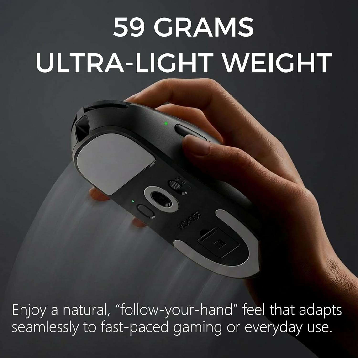 MCHOSE A7 V2 Ultra Wireless Gaming Mouse - Image 6