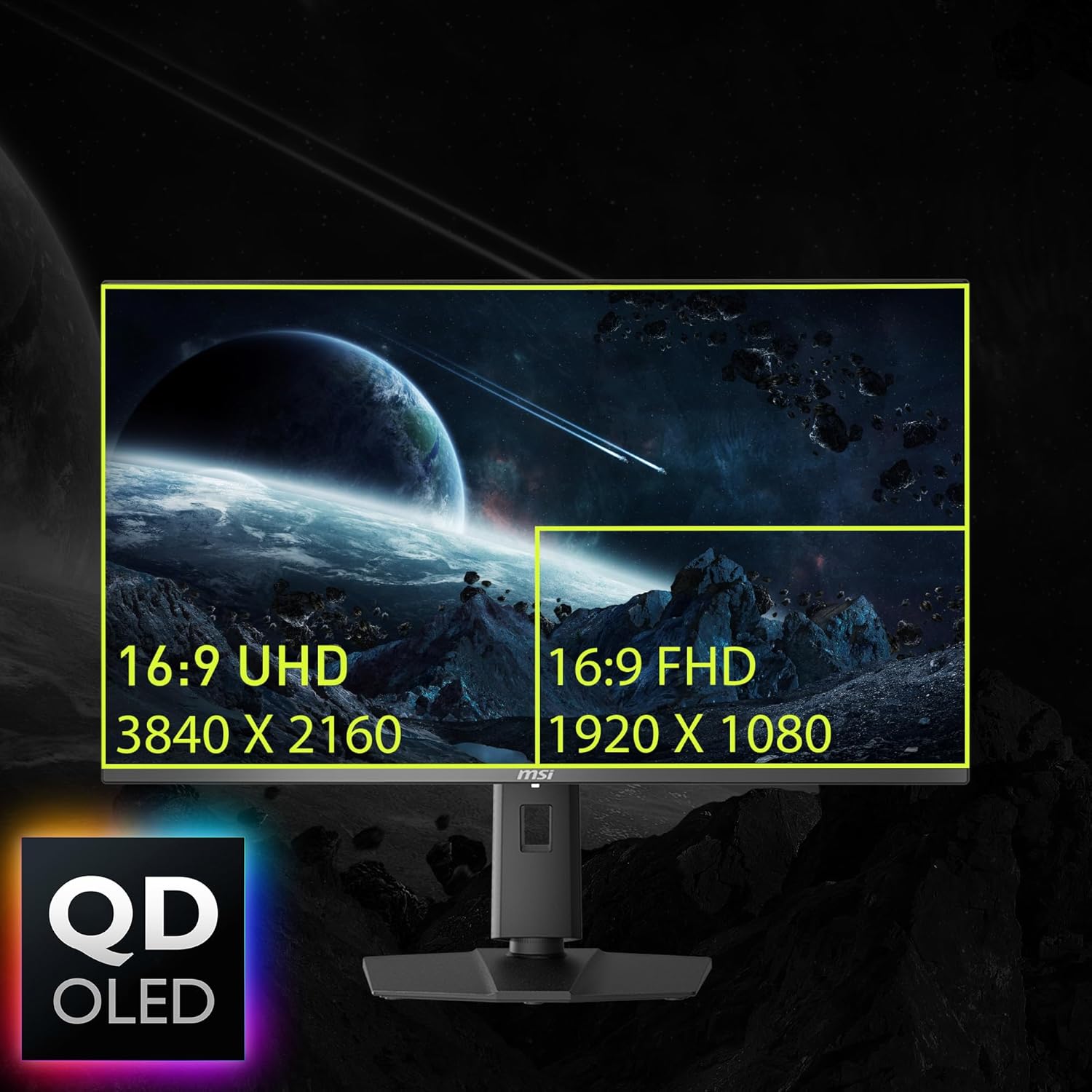 MSI MAG 321UPX QD-OLED Gaming Monitor – 32 inch UHD (3840 x 2160), QD-OLED, 240Hz, 0.03ms - Image 7