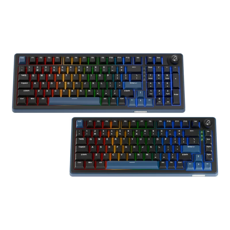 DUCKY OK-M 75% 98% Wireless Mechanical Keyboard - KTT - Wine Red Switches