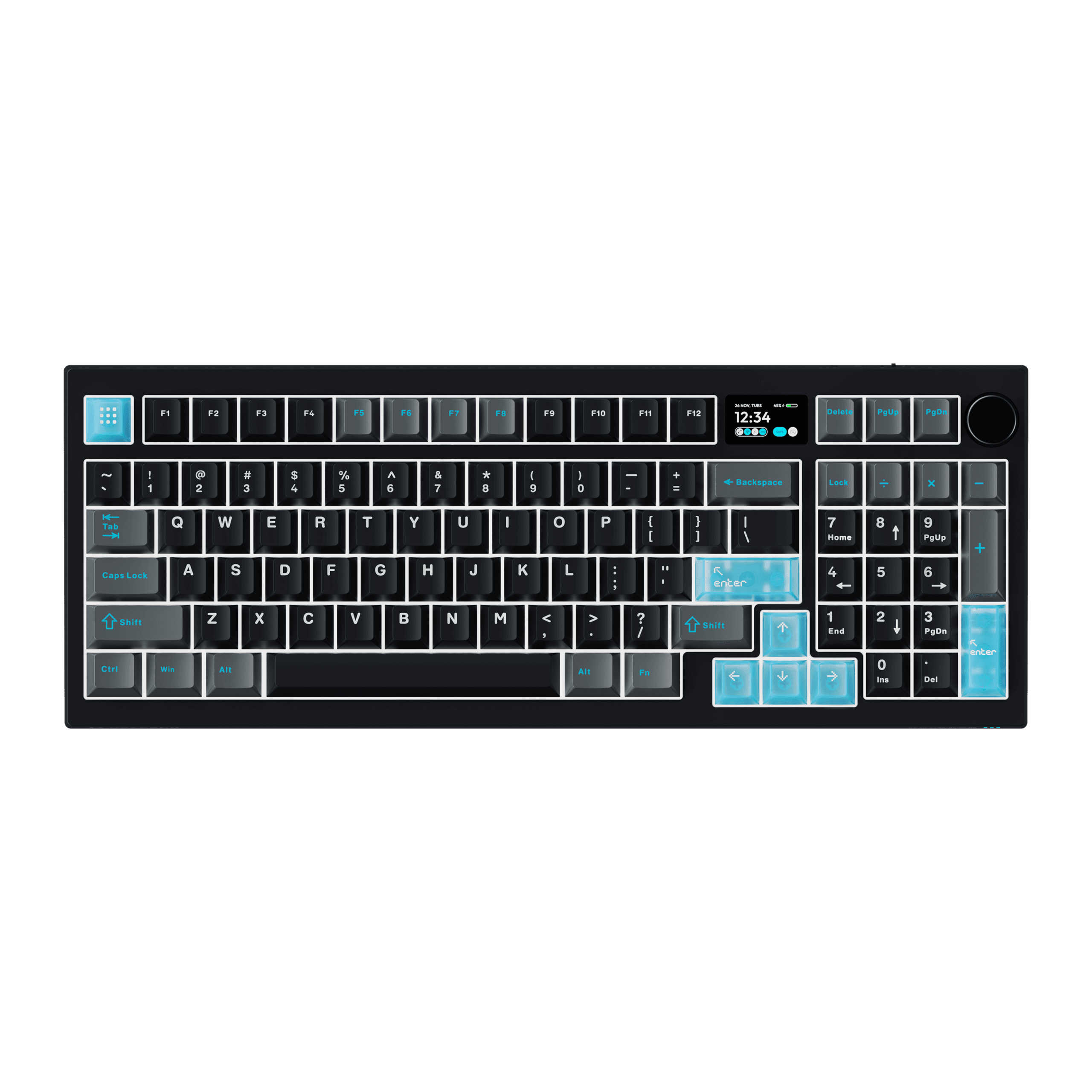 VOICSKY Echo 96 Wireless Mechanical Keyboard With Dynamic Screen - VOICSKY TONE - Silent & Linear Switches | VOICSKY CLOUDY - Bouncy & Tactile Switches - Image 5