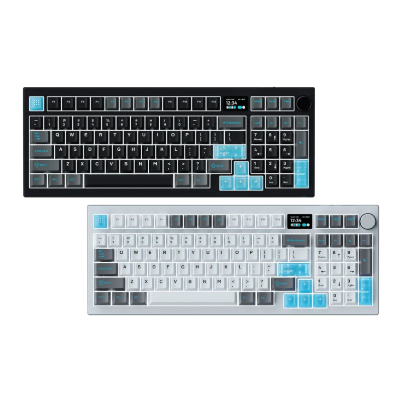 VOICSKY Echo 96 Wireless Mechanical Keyboard With Dynamic Screen - VOICSKY TONE - Silent & Linear Switches | VOICSKY CLOUDY - Bouncy & Tactile Switches