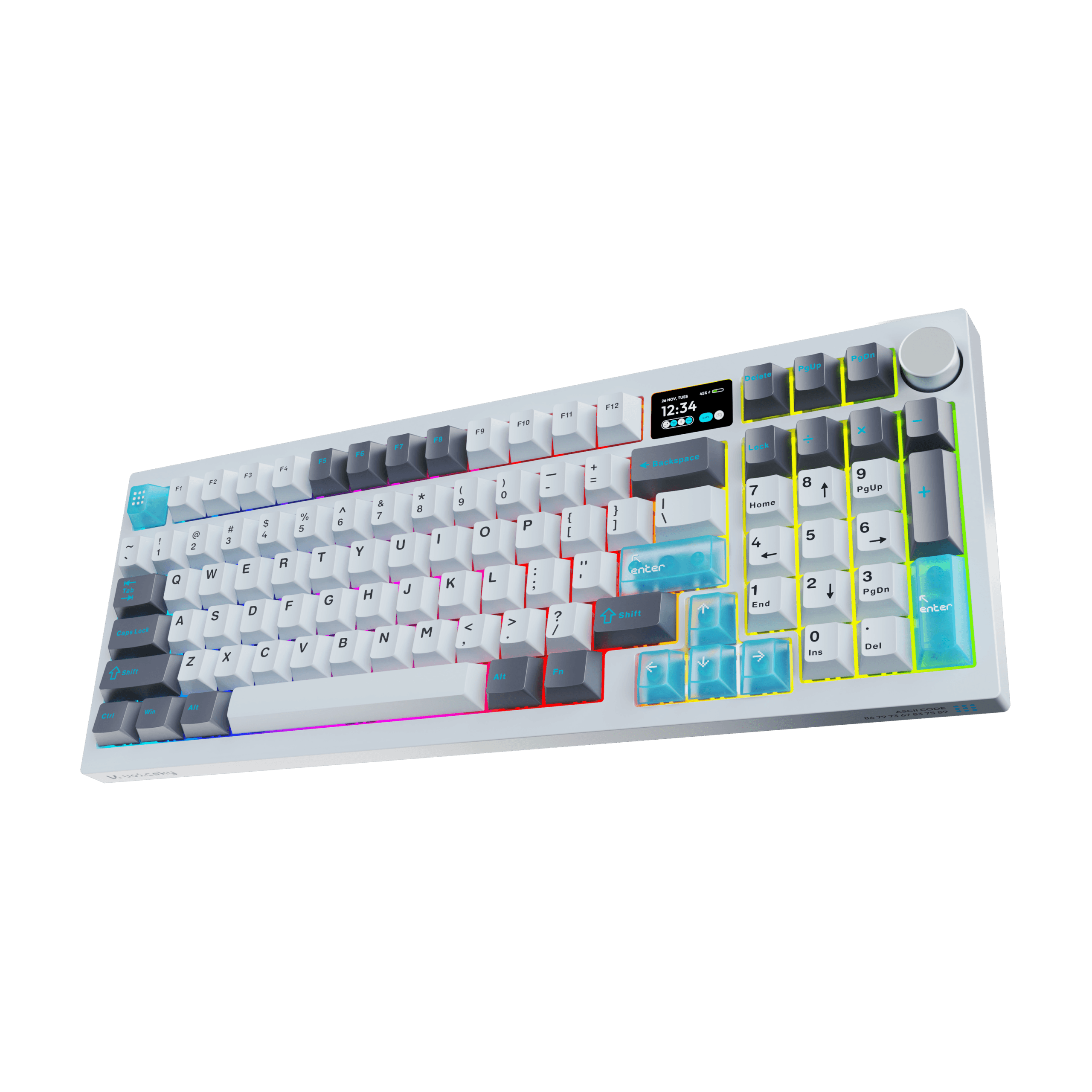VOICSKY Echo 96 Wireless Mechanical Keyboard With Dynamic Screen - VOICSKY TONE - Silent & Linear Switches | VOICSKY CLOUDY - Bouncy & Tactile Switches - Image 12