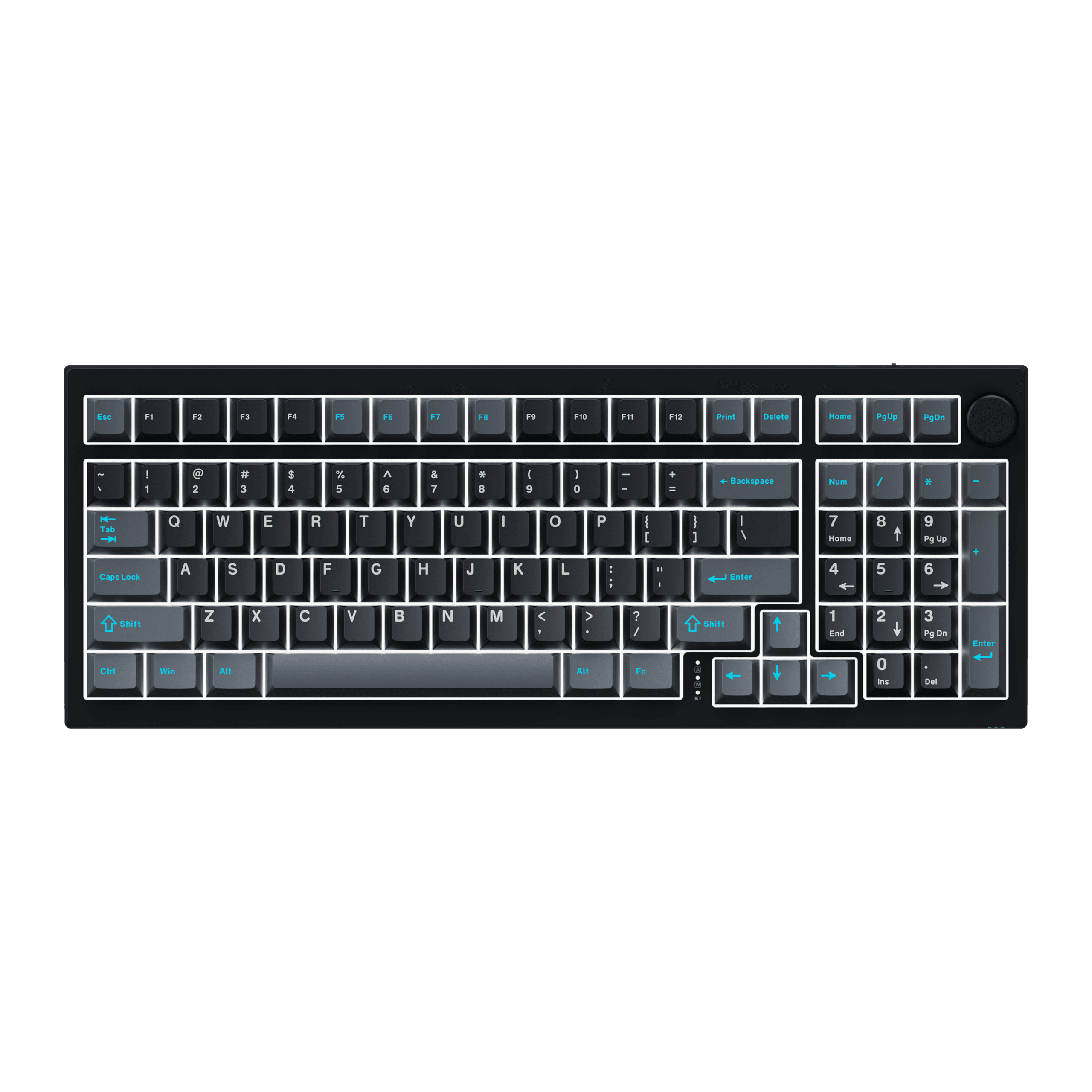 VOICSKY Pulse 96 Wireless Mechanical Keyboard With Gasket Mount | VOICSKY CLOUDY - Bouncy & Tactile Switches - Image 8
