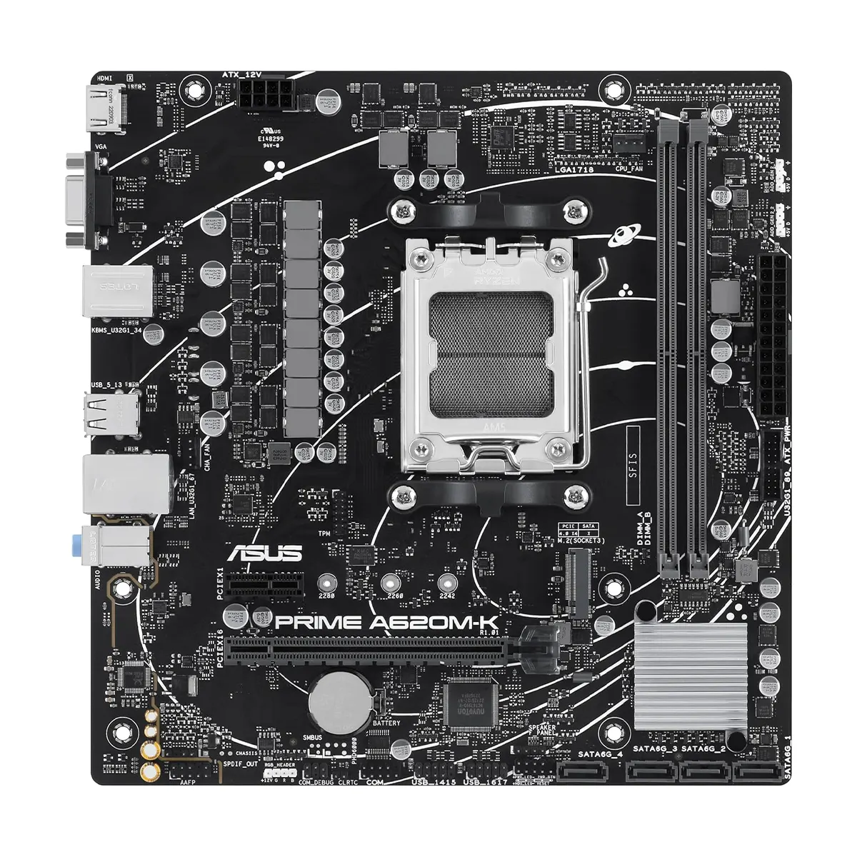 ASUS PRIME A620M-K MATX Motherboard - Image 2